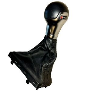 ‘15 ‘16 ‘17 Audi A3 OEM Shift Knob | Black, Leather